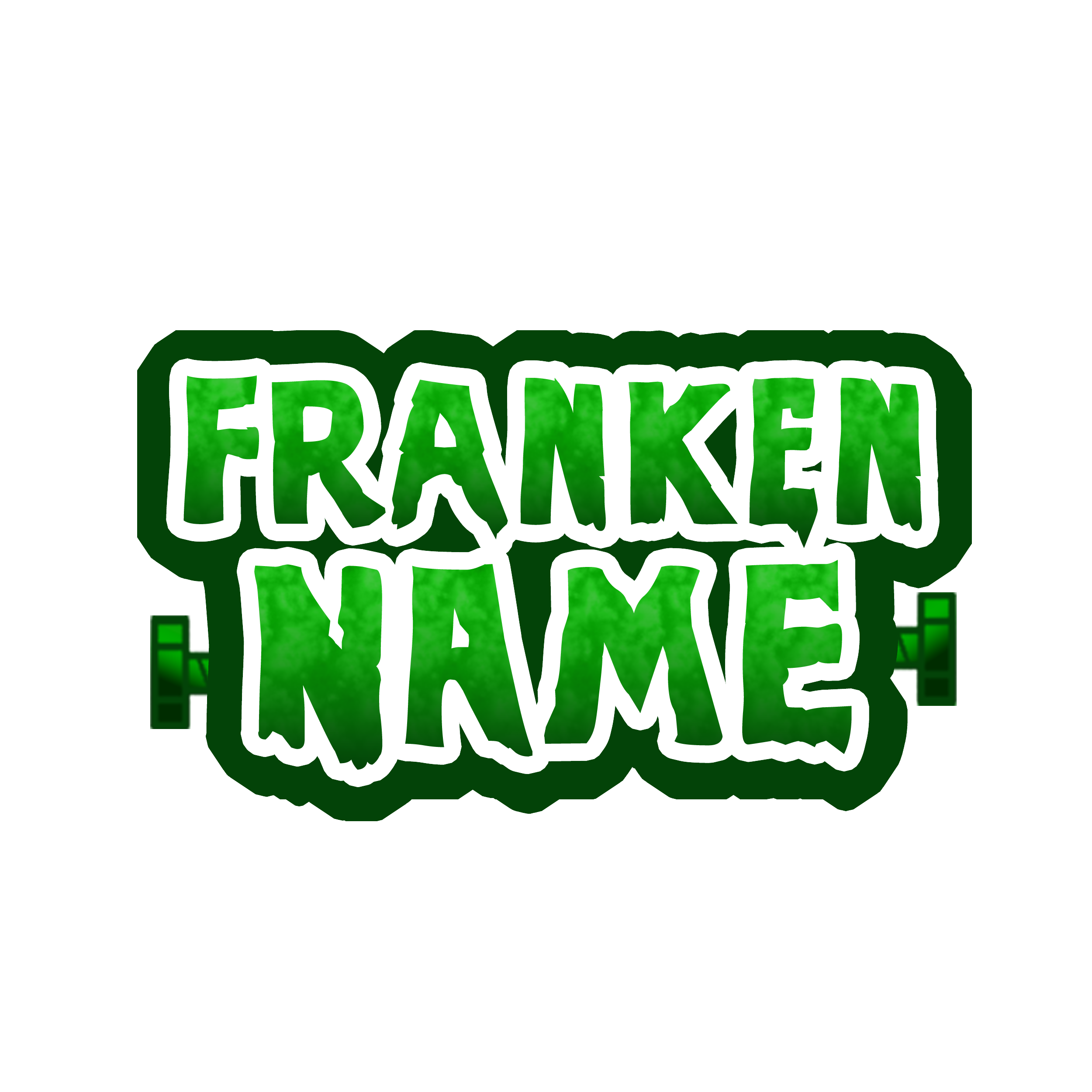 Franken Name Logo